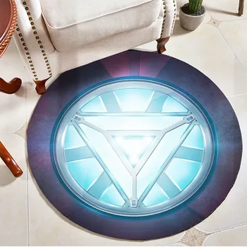 

Cartoon Round Polyester Carpet Kids Rug Indoor Parlor Rug Bedroom Besides Child Room Mats Living Room