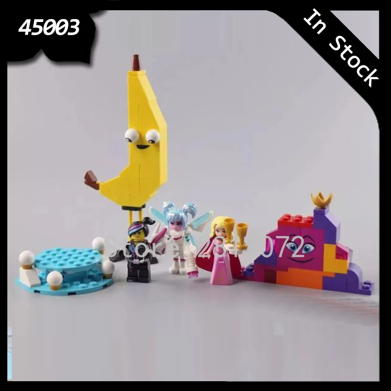 

In stock 45003 Movies Series Introducing Queen Watevra Wa'Nabi 129pcs Model Building Blocks Bricks Compatible with 70824