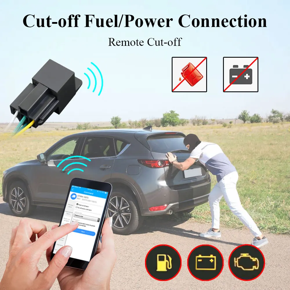 Автомобильный GPS трекер GT06 GSM GPRS устройство слежения за транспортным средством