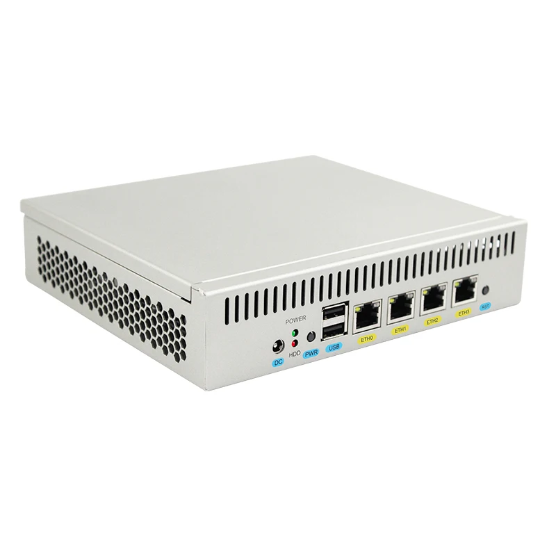 Fanless Pfsense Soft Routing Mini PC: 4 LAN, I3/I5/I7 CPU, Firewall, VPN Router, Gaming, Industrial Office Computer Description Image.This Product Can Be Found With The Tag Names Barebone Mini PC, Computer Office, Fanless pfsense soft routing