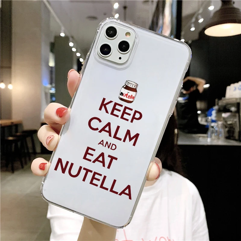 Женский мягкий чехол для телефона Nutella Iphone 11 Pro Max XS X XR 8 7 Plus|Бамперы| |