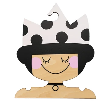 

Children's Wooden Hangers Baby Photo Hangers Princess Hangers Solid Wood Hangers