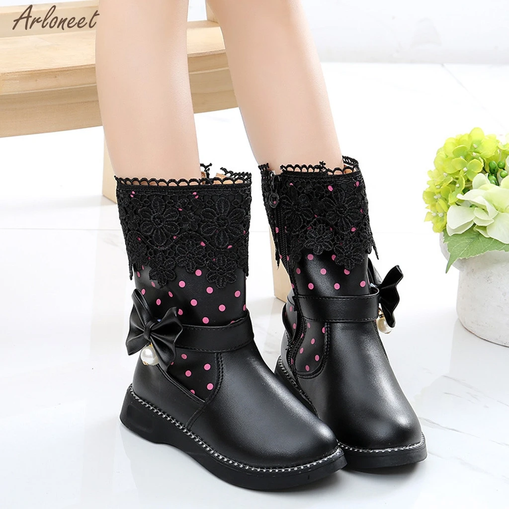 Toddler Infant Kids Baby Girls Butterfly Knot Princess Shoes Boots Baby Non-slip Toddler Shoes NEW Fashion Casual