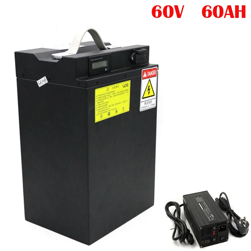 

No taxes Customized powerful 60 volt 2000W Lithium Battery Rechargeable 60V 60Ah li-ion Battery Packs for Electric equipment