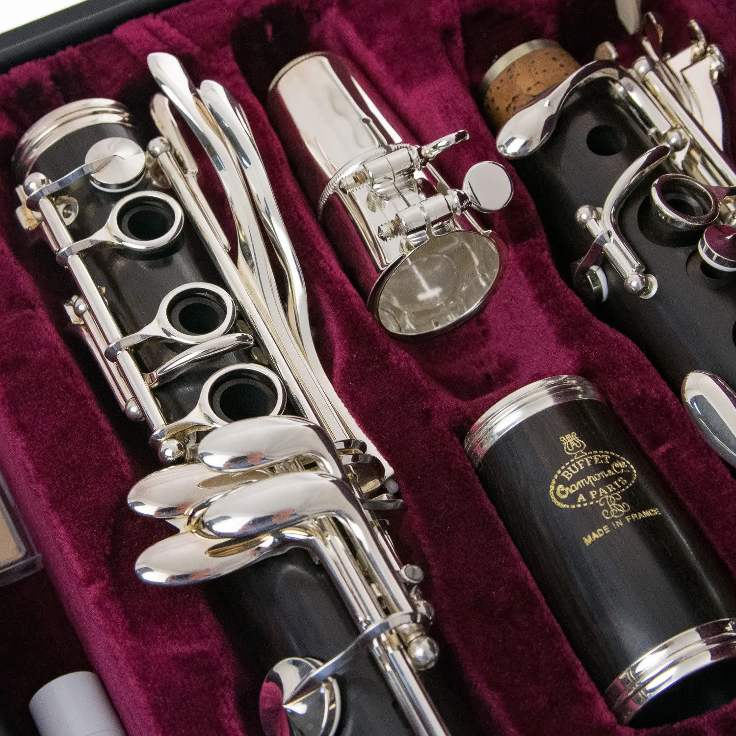 Bakelite Bb Clarinets RC PRESTIGE Major Professional Clarinets Silver Plated Keys 17 Keys Clarinets Woodwind Instrument