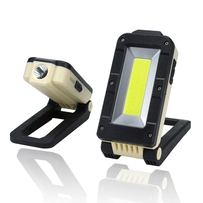 

Portable Magnetic COB LED Work Light Rechargeable Lamp Folding Inspection Torch YS-BUY