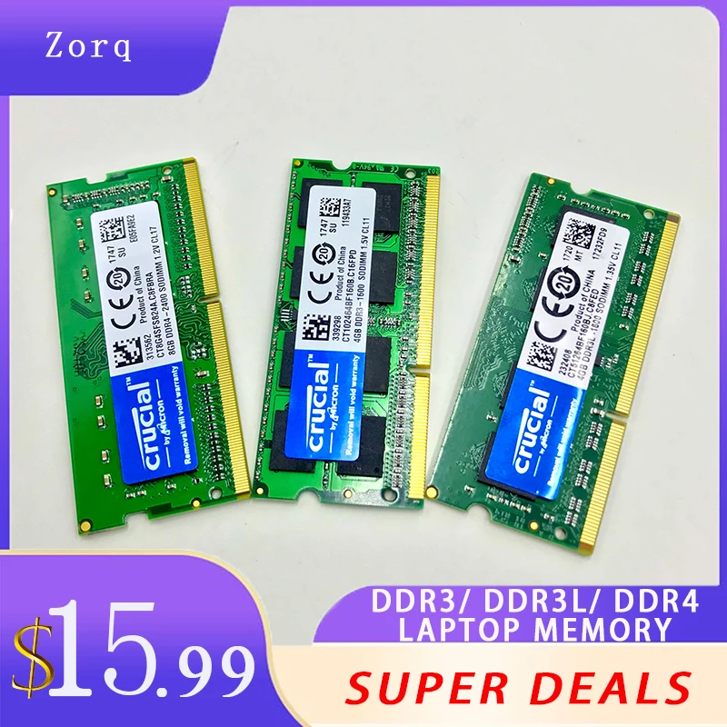 Память DDR3 DDR4 16 ГБ 8 1600 МГц DDR3L 32 Гб 2400 DIMM для ноутбука ОЗУ 4 240pin 2133 3200 204pin Sodimm PC3 |