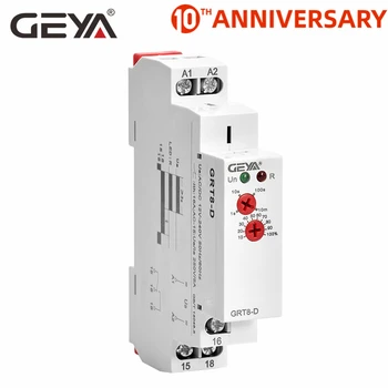 

Free Shipping GEYA GRT8-D 12V Time Delay Relay Delay off without Supply Voltage AC/DC12V-240V 1 Module Time Relay 12V Timer