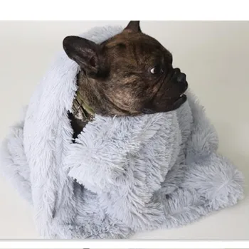 

Soft Coral Fleece Pet Blanket Dog Bed Warm Winter Plush Comfortable Cat Nest Cushion Small Medium Dog Sleeping Bed Cover Mats