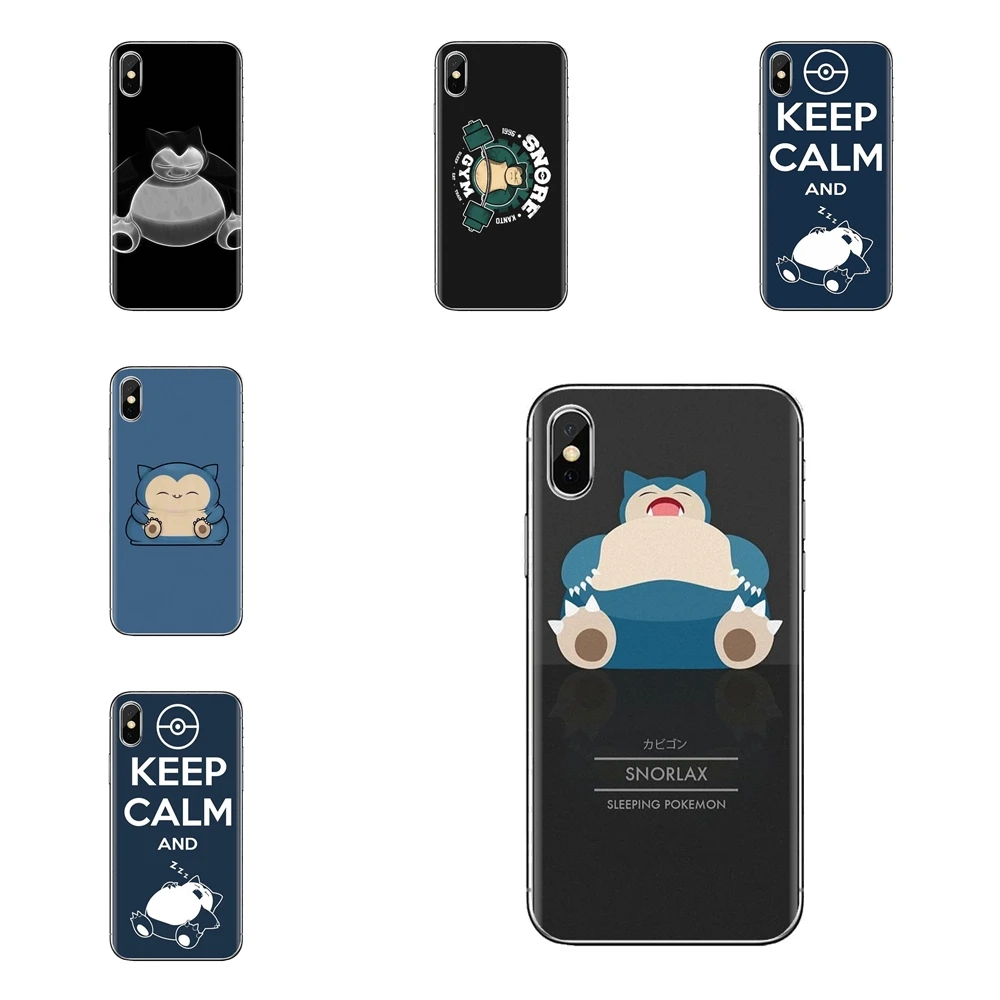 

Pokemons Go Squirtle snorlax Sleep On For Xiaomi Mi3 Samsung A10 A30 A40 A50 A60 A70 Galaxy S2 Note 2 Grand Core Prime Soft Case