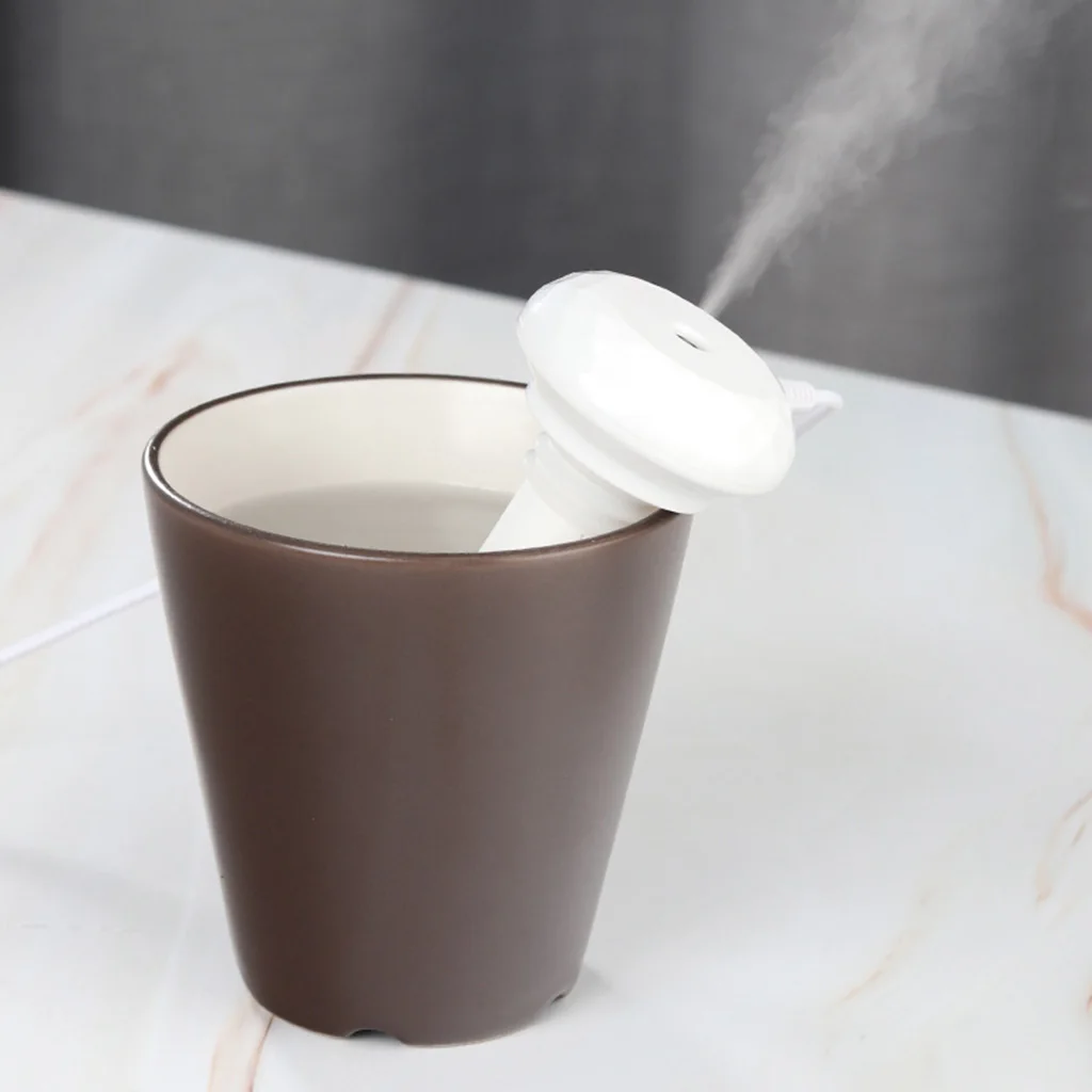 Travel USB Mini Humidifier for Bedroom Office, Portable Ultrasonical Cool Mist Humidifier with Adjustable Length