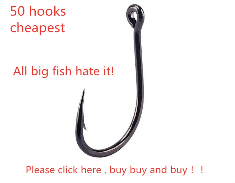 10pcs 10827 High carbon Steel Live Bait Fishhook Sharpened Saltwater Fish Hooks 