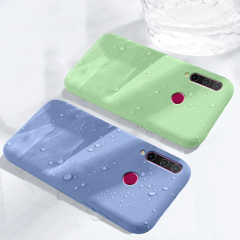 Coque de téléphone Huawei Y6P 2020, étui de Protection en Silicone couleur  bonbon liquide, MED LX9 MED LX9N | AliExpress