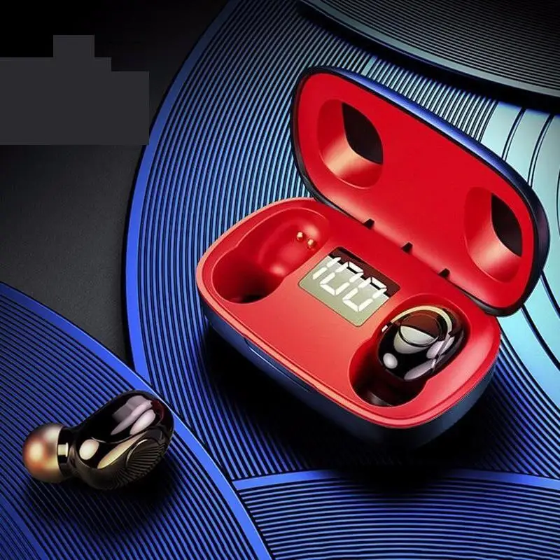 New S9 TWS Sport Wireless Bluetooth Earphone With Mic And LED Display mini Waterproof And Sweatproof Noise Cancelling Headset