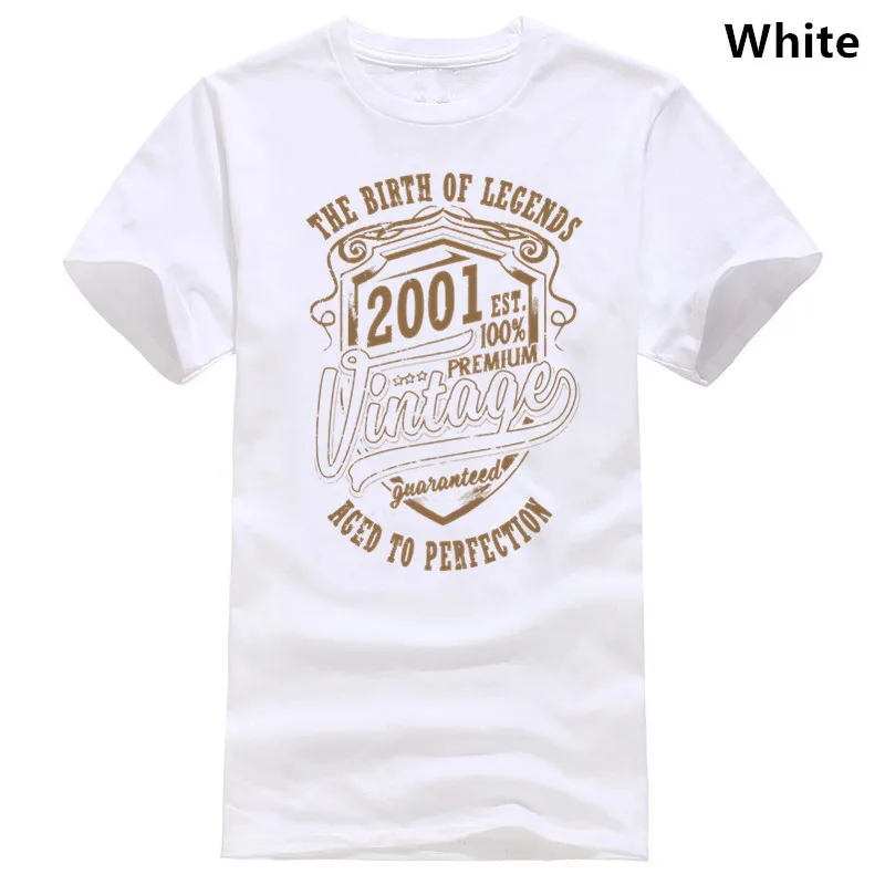 

The Birth Of Legends 2001 Mens 18th Birthday Funny T-Shirt 18 Year Old Present