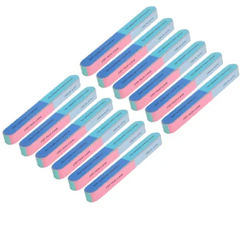 

12pcs Professional Nail Files 6 Sides 7 Steps Nail Buffer Blocks Polishing Tools for Lady Women