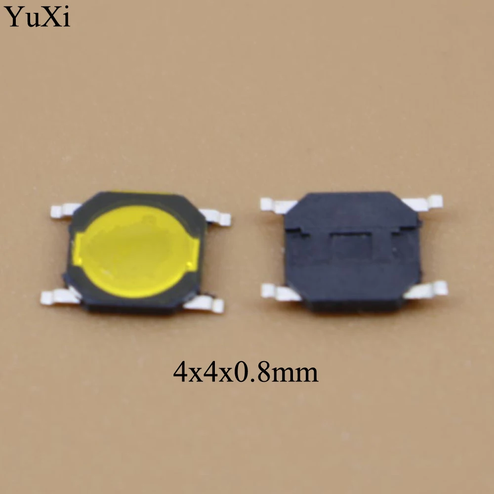 Тактильный кнопочный переключатель YuXi 4*4*0 8 мм 4x4x0 4x4x тактовый 4 контактный