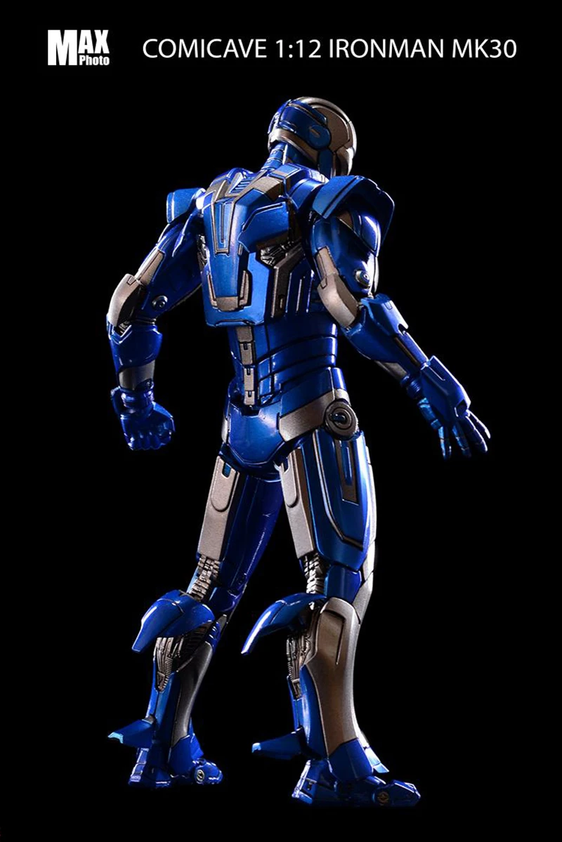 15,3 см 1/12 металлическое ведро Железный человек MK30 синий цвет Comicave студии фигурка модель легкие игрушки для фанатов коллекция подарки