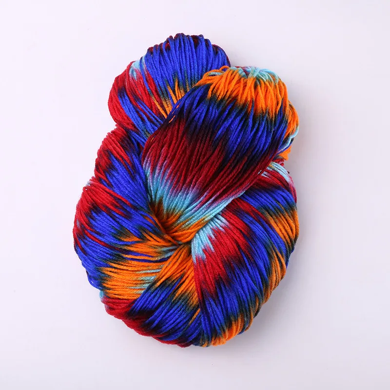 Meetee 2 шт(1 шт = 250 г) Необычные секции окрашенный чистый акрил пряжа ручное ткачество акриловое волокно DIY ручной вязки свитер шарф материал - Color: 10