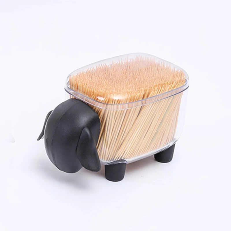 

Storage Box Case Organizer Little Sheep Shape for Home Office Cotton Swab Toothpick OD889