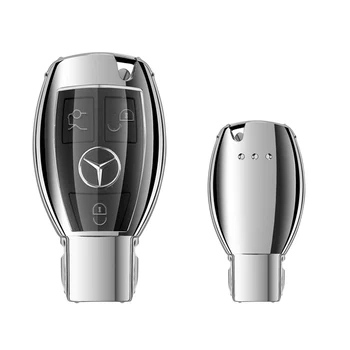 

Soft TPU Intelligence Car Key Protective Case Cover Keychain For Mercedes Benz C Class W205 W203 W210 W124 W202 W204 W212 W176