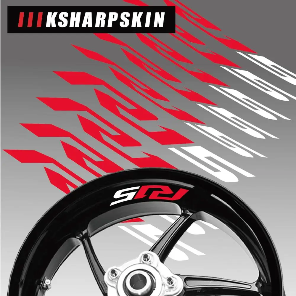 Высокое качество moto rcycle rim логотип наклейка светоотражающие Аксессуары для автомобиля для YAMAHA R15 v3 v2