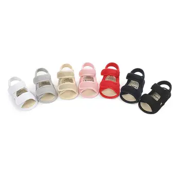 

Fshion Summer Baby Boys Girls Soild Breathable Anti-Slip Shoes Sandals Toddler Soft Soled Shoes New