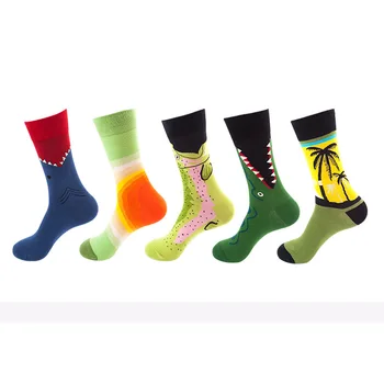 

Funny Summer Beach Pattern Cotton Christmas Happy Socks For Men And Women Boomer Stockings Harajuku Calcetines Mujer Skarpetki