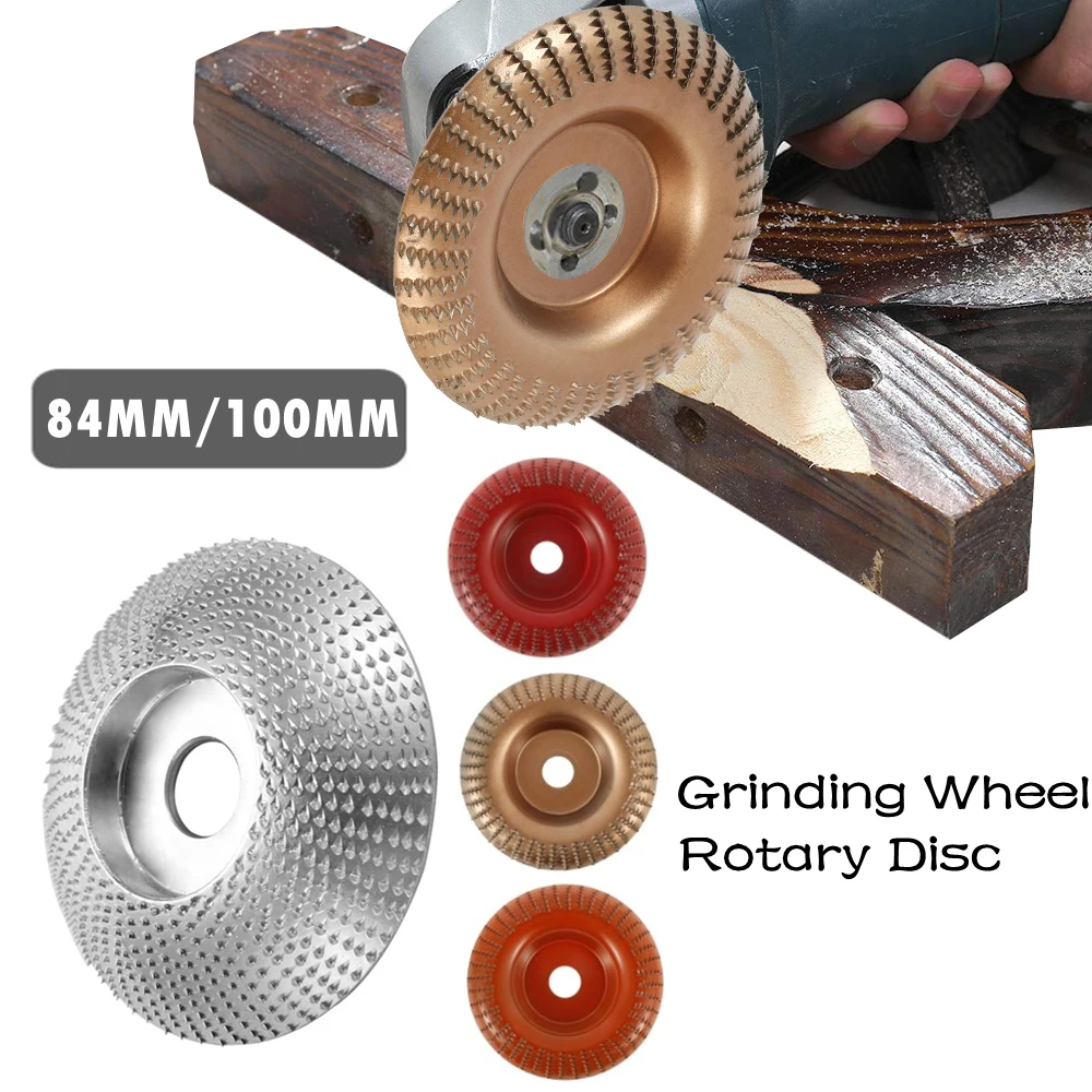 Disco abrasivo para carpintería, amoladora angular, disco giratorio, ruedas abrasivas, herramienta eléctrica de disco de lijado para tallado de madera, 84/100MM
