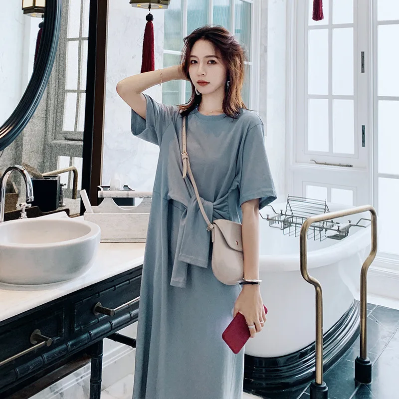 

2019 New Style Summer Wear WOMEN'S Dress Very Fairy of Non-mainstream Dress Women's Fashion Students Loose-Fit Hipster Skirt Fai