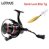 LINNHUE 2022 NEW Fishing Reel LS 1000-7000 Spinning Reel 10kg Max Drag 5.0:1 Shallow Deep Spool Carp Fishing Pesca Reel Fishing ► Photo 1/6