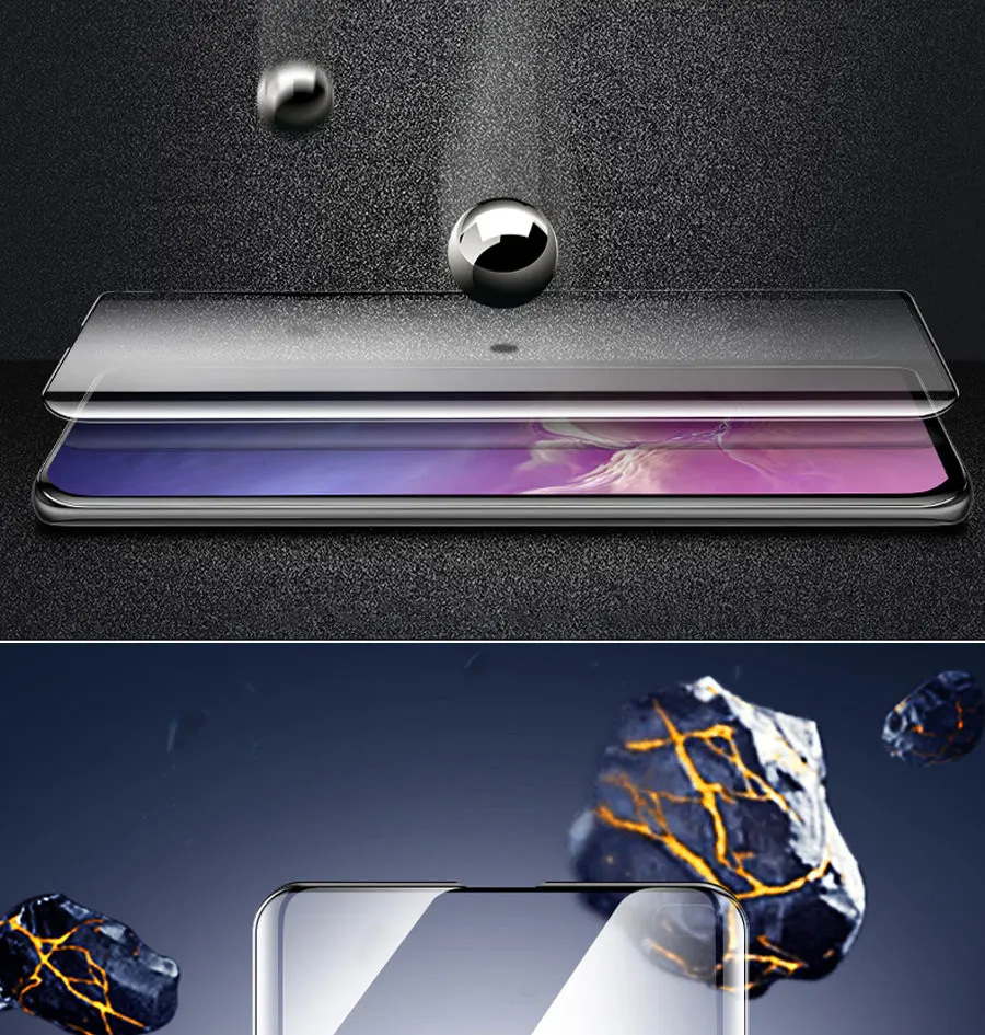 9D полное покрытие из закаленного стекла для samsung Galaxy Note 10 S10 Plus Защита экрана для samsung Note 10 plus S10e защитная пленка