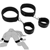 Slave BDSM Bondage Gear Nylon Hand Leg Handcuff Spreader Sex Toys For Woman Couples Fetish Cuffs Thigh Restraint Strap Sex tool 1