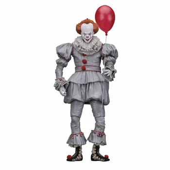 

Anime Action Figure model 18cm Stephen King's It Evil Joker the Clown Pennywise Figure Model Toys Horror for Fans Gifts