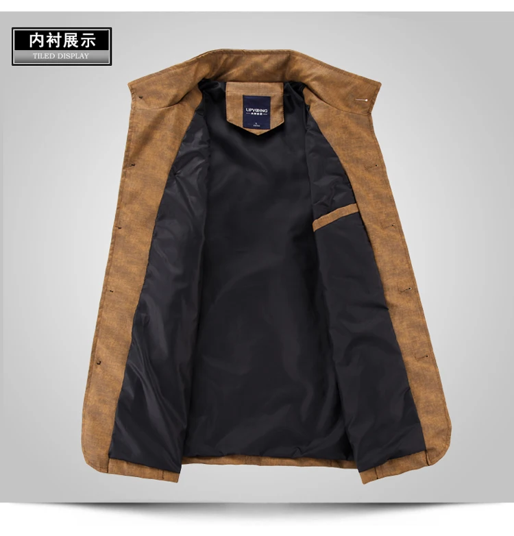 AliExpress осеннее мужское локомотивное кожаное пальто из искусственной кожи в Корейском стиле Мужское пальто Тренч мужская повседневная куртка