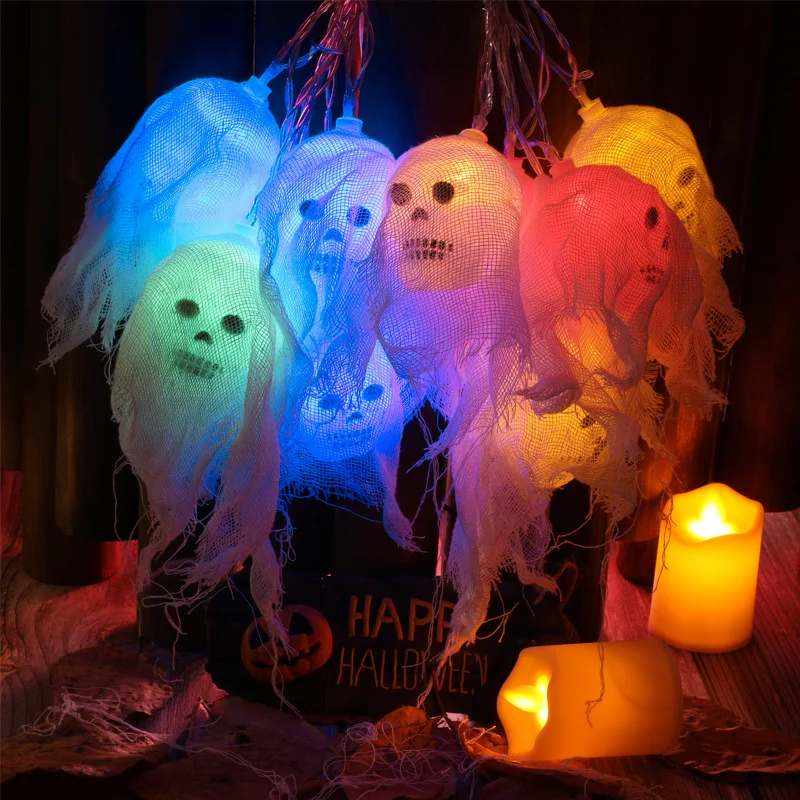 2.5m Led Halloween Ghost Skeletons Bat Spider Led Light String Festival Bar Home Party Decor Halloween Ornament
2.5m Led Halloween Ghost Skeletons Bat Spider Led Light String Festival Bar Home Party Decor Halloween Ornament