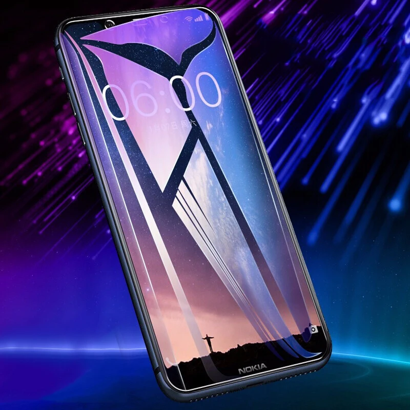 Закаленное стекло с защитой от синего излучения для Nokia 7 Plus 6 2G защитное фильтром