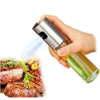 

100ml Kitchen Spray Bottle Leak-proof Olive Oil Sprayer Pump Pot Drops Oil Dispenser BBQ Cooking Kitchen Bottle Tools