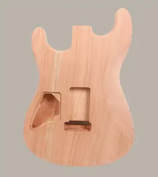 

Unfinished Guitar Body Mahogany For Strat Electric Guitar 2 piece wood Made