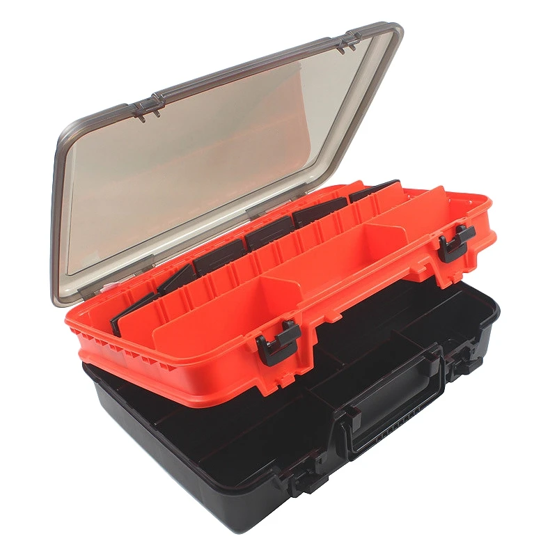 

Waterproof Fishing Tackle Box Fishing Lure Spoon Hook Bait Storage Case Utility Box Carp Portable Outdoor Fishing Accessories