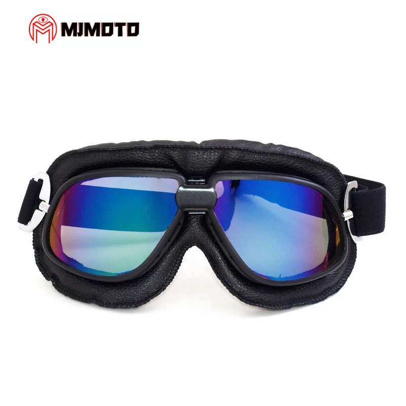 MJMOTO мотоциклетные очки ретро пилот стимпанк очки ATV велосипед внедорожный Чоппер круизер шлем очки спортивные лыжные Солнцезащитные очки