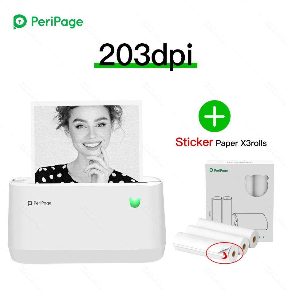 pocket sticker printer PeriPage A9(s) Max 4" Portable Thermal Bluetooth Printer Thermal Photo Label Receipt Sticker Mini Printer 107mm mini printer for phone Printers