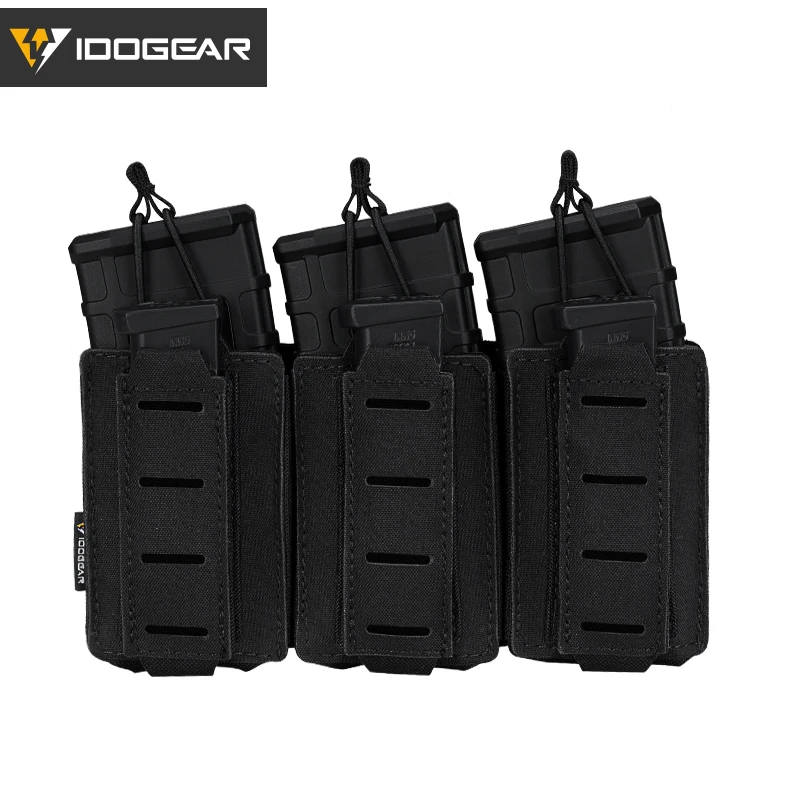 Gilet Tactique IDOGEAR Support De Plaque Airsoft - Découpe Laser MOLLE, Neuf