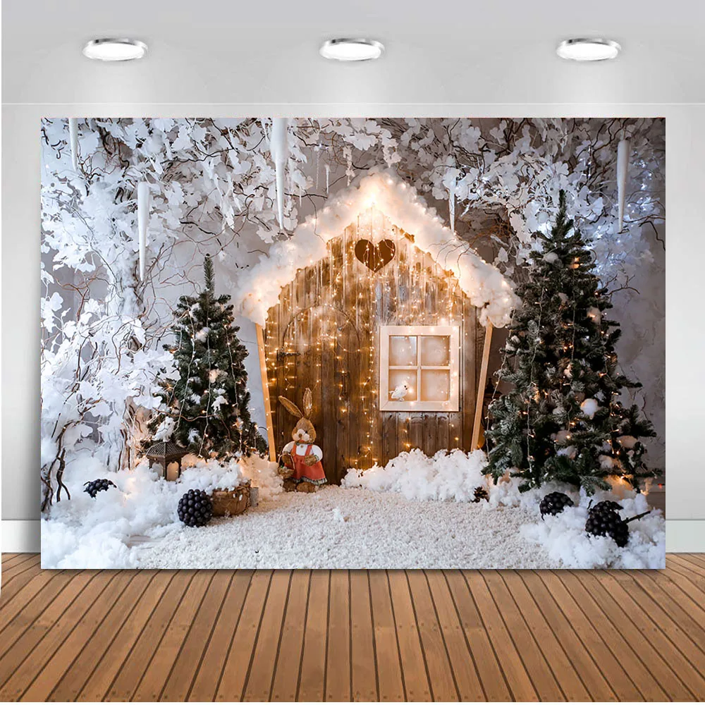 

Snowflake backdrop for photography Christmas house background for photography winter wonderland snow backdrops party decoration