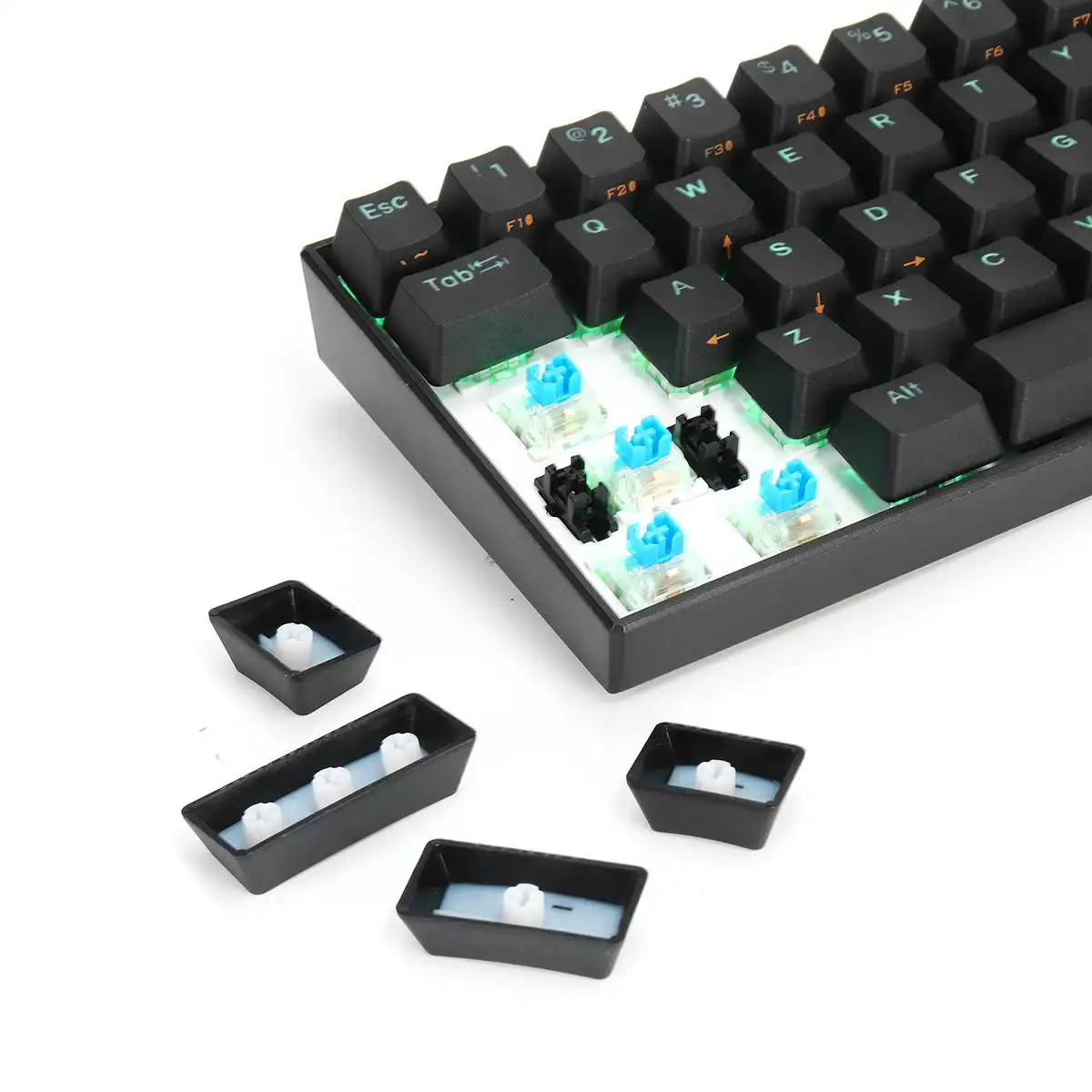 60% NKRO bluetooth 4,0 тип-c RGB Gateron Cherry MX Outmu переключатель PBT двойная клавиша Механическая игровая клавиатура