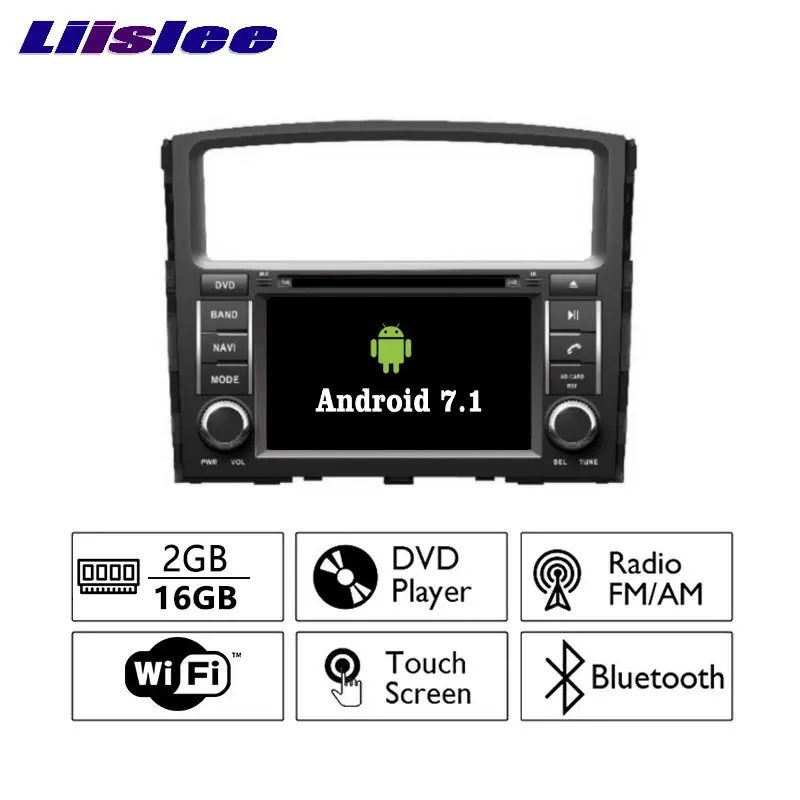 Liislee Android 7 1 2G RAM для Mitsubishi Pajero автомобиля Радио Аудио Видео Мультимедиа DVD плеер WIFI