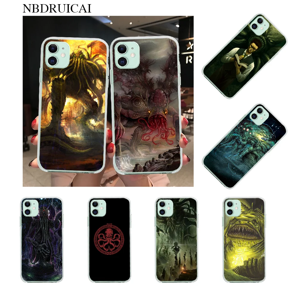 NBDRUICAI мифы Ктулху типа сделай сам украшения чехла для телефона iPhone 11 pro XS MAX 8 7 6 6S Plus