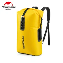 Naturehike 28L сумки нейлоновые водонепроницаемые портативный рюкзак для кемпинга ПВХ сухой и влажный разделительный спортивный мешок водонепроницаемый чехол