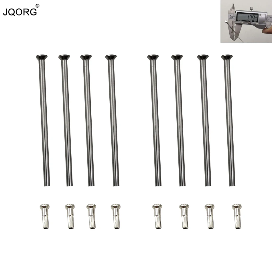 24 Pieces A Lot Diameter 1.8mm 304 Stainless Steel Material Bike Spokes