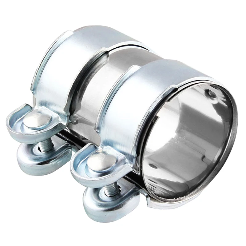 

Car Modification Universal Low Carbon Stainless Steel Clamp Turbo Exhaust Pipe Clamp Buckle Tail Throat Hoop Steel